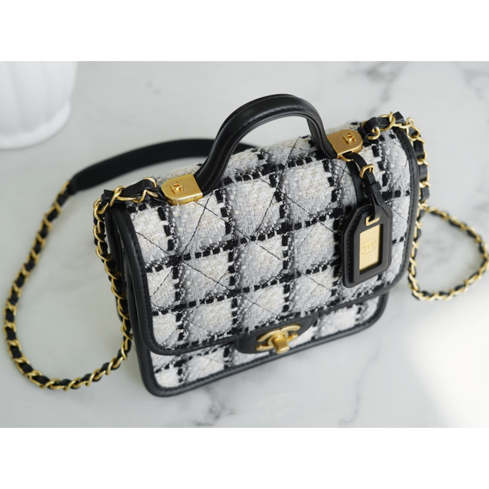 School Memory Small Top Handle Flap Handbag School Memory Small Top Handle Flap Handbag