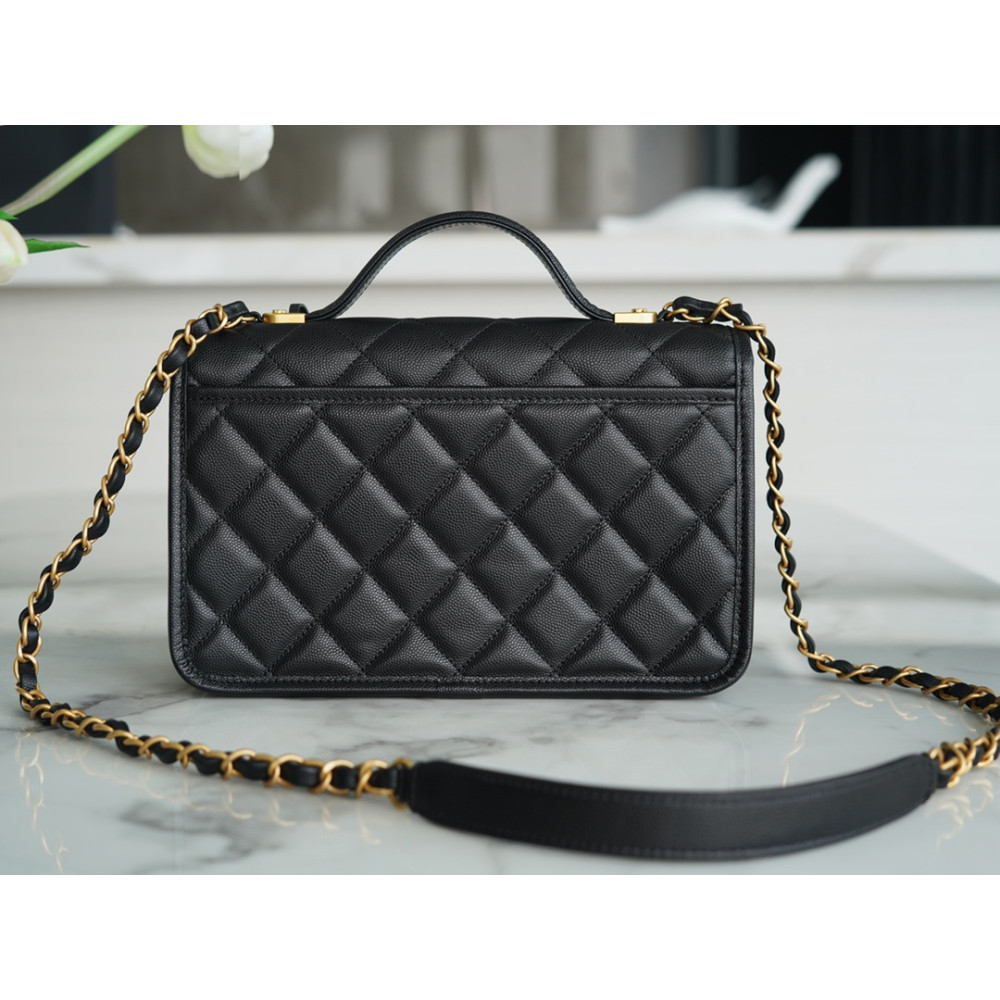 School Memory Large Top Handle Flap Handbag