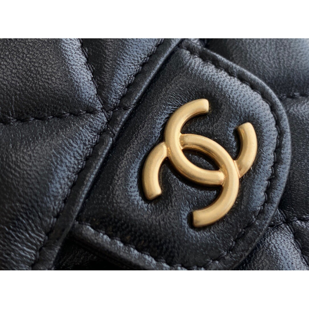CHANEL TOP HANDLE FLAP BAG