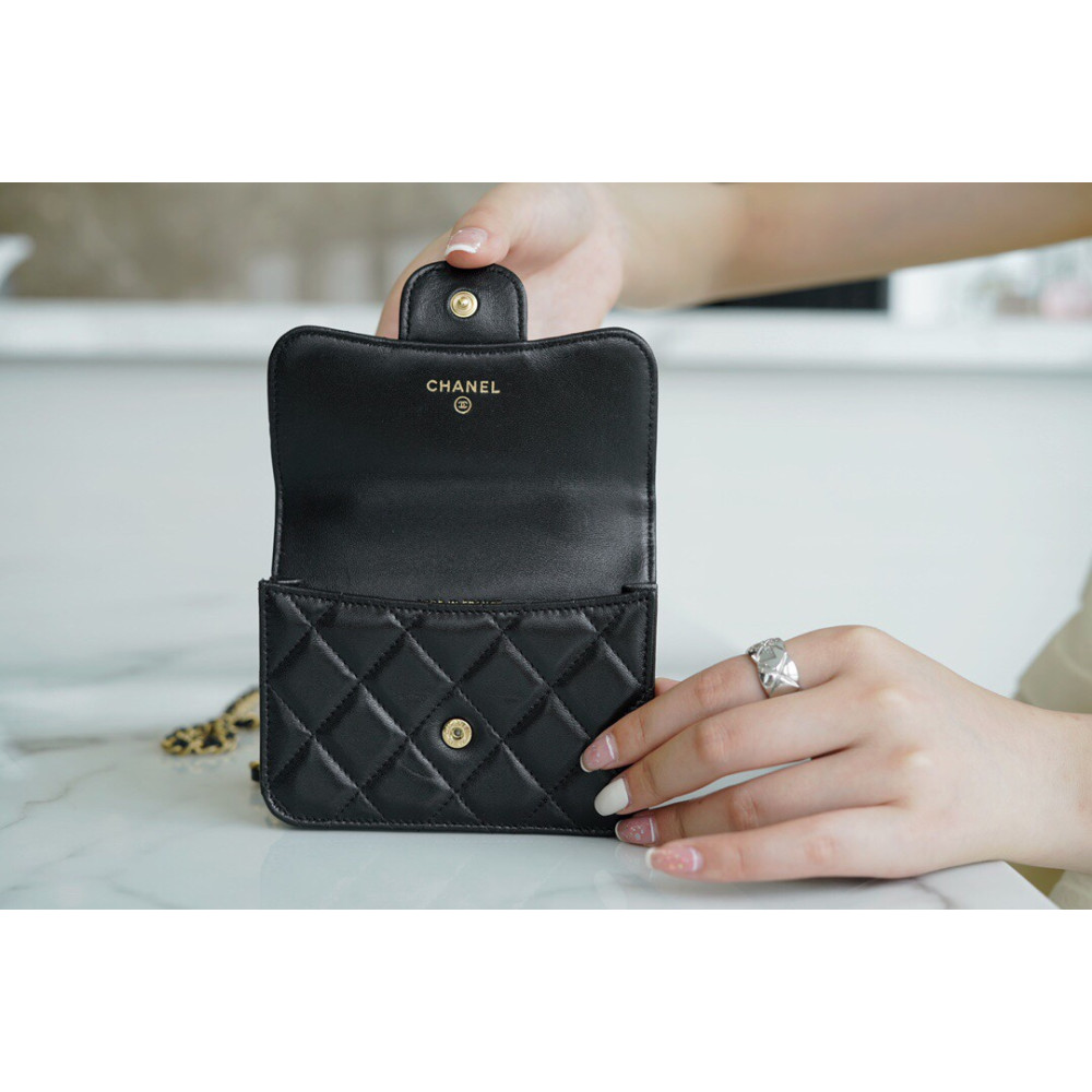 CHANEL TOP HANDLE FLAP BAG