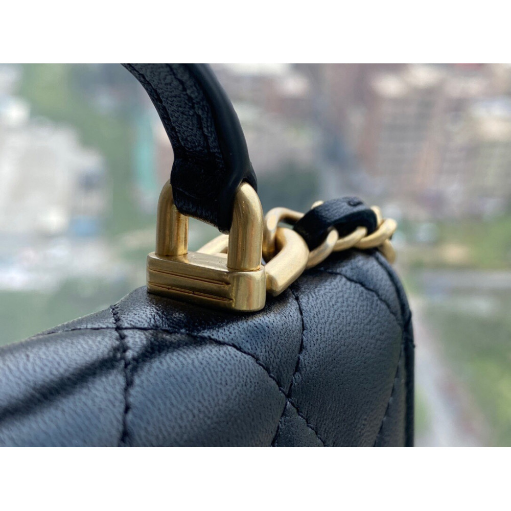 CHANEL TOP HANDLE FLAP BAG