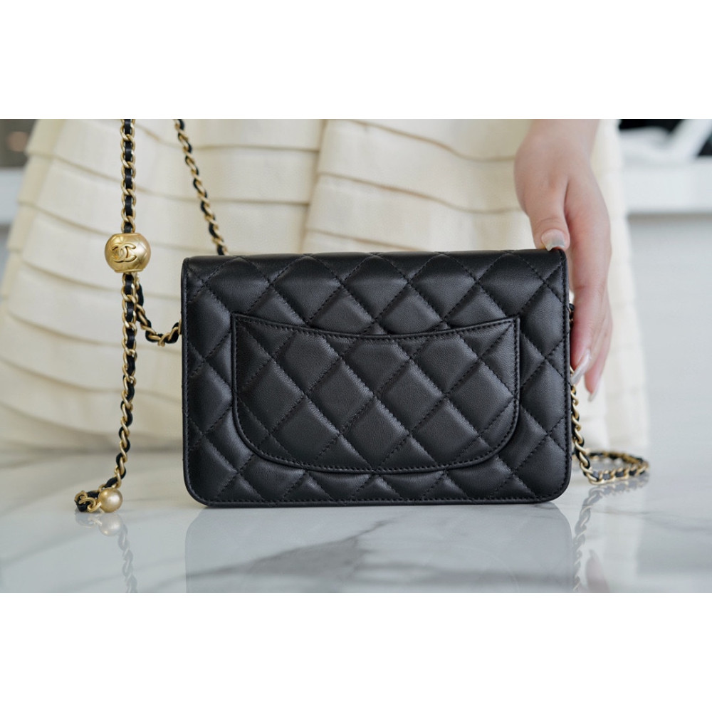 CHANEL PEARL CRUSH WALLET ON CHAIN