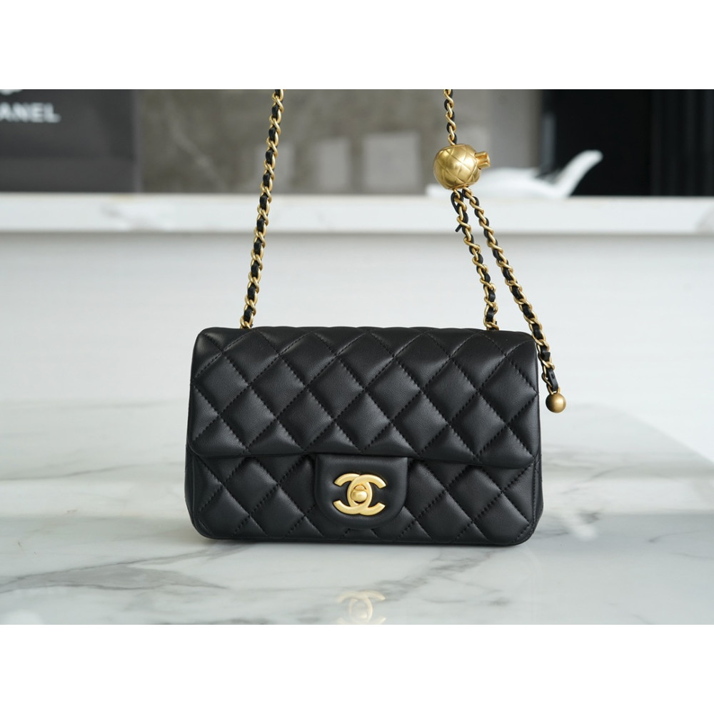 CHANEL PEARL CRUSH MINI RECTANGULAR FLAP BAG CHANEL PEARL CRUSH MINI RECTANGULAR FLAP BAG