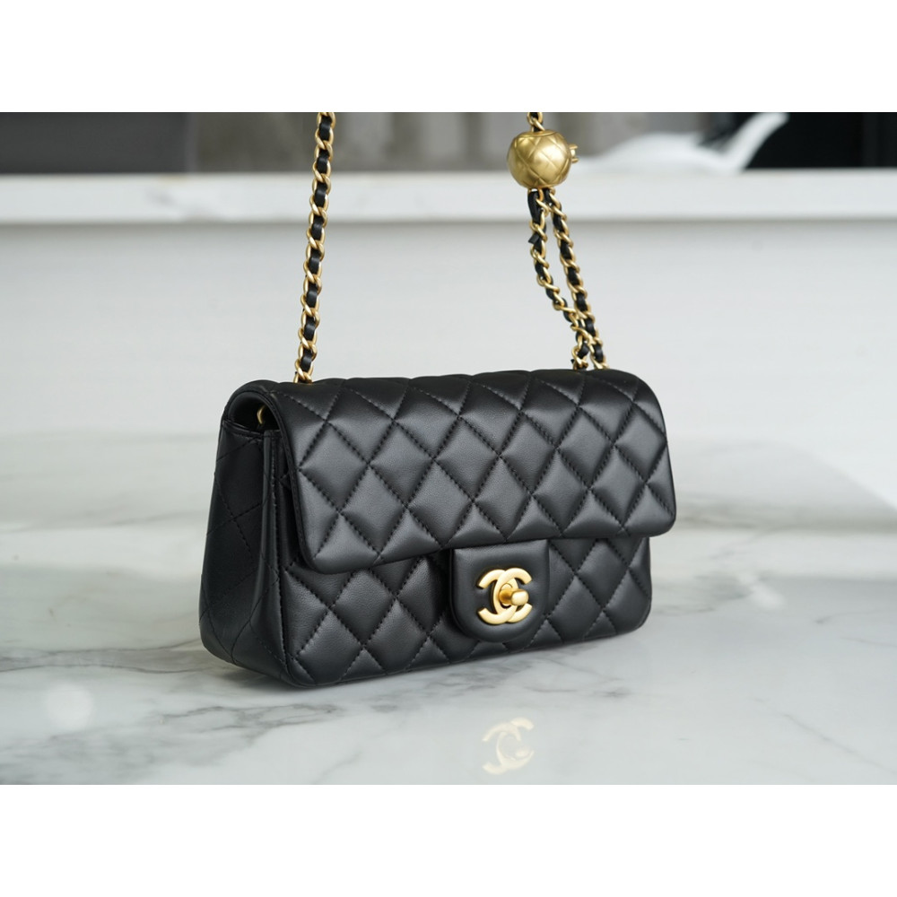 CHANEL PEARL CRUSH MINI RECTANGULAR FLAP BAG CHANEL PEARL CRUSH MINI RECTANGULAR FLAP BAG