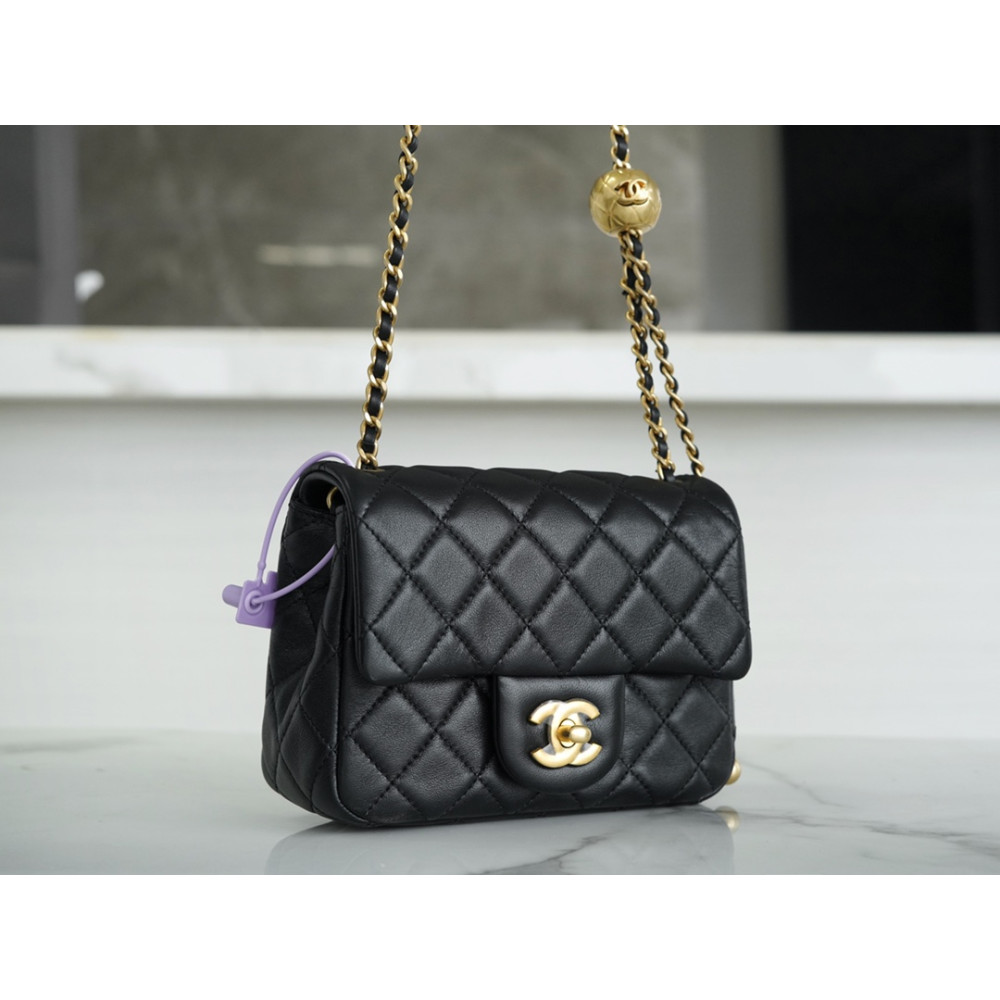 CHANEL PEARL CRUSH MINI FLAP BAG CHANEL PEARL CRUSH MINI FLAP BAG