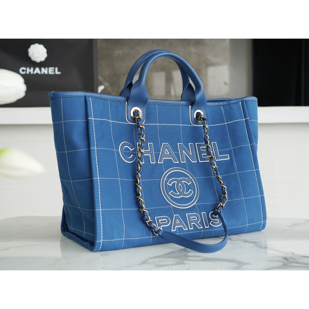 CHANEL MEDIUM DEAUVILLE TOTE BAG