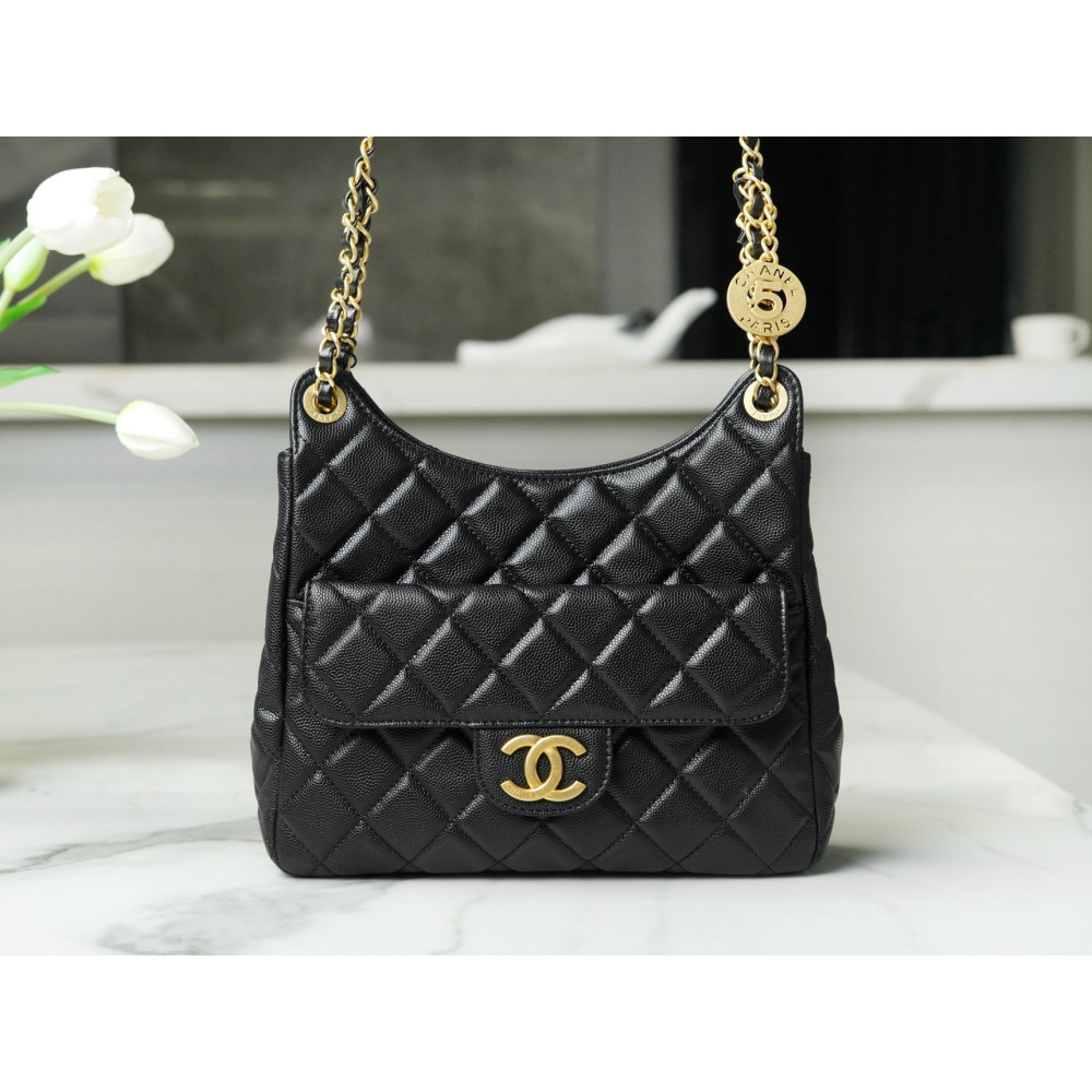 CHANEL WAVY HOBO BAG CHANEL WAVY HOBO BAG