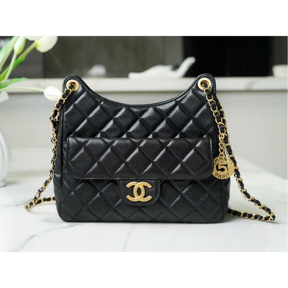 CHANEL WAVY HOBO BAG CHANEL WAVY HOBO BAG