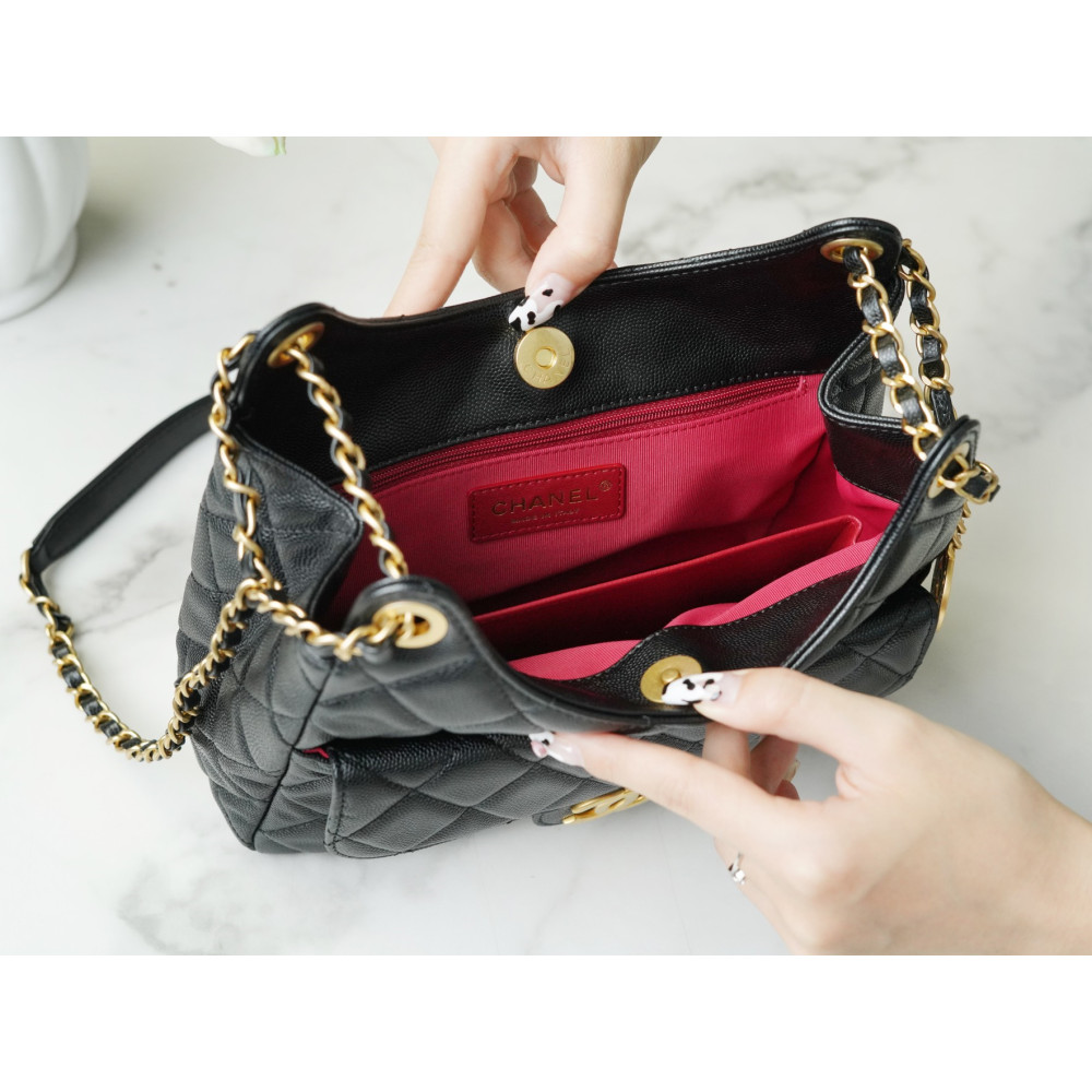 CHANEL WAVY HOBO BAG CHANEL WAVY HOBO BAG