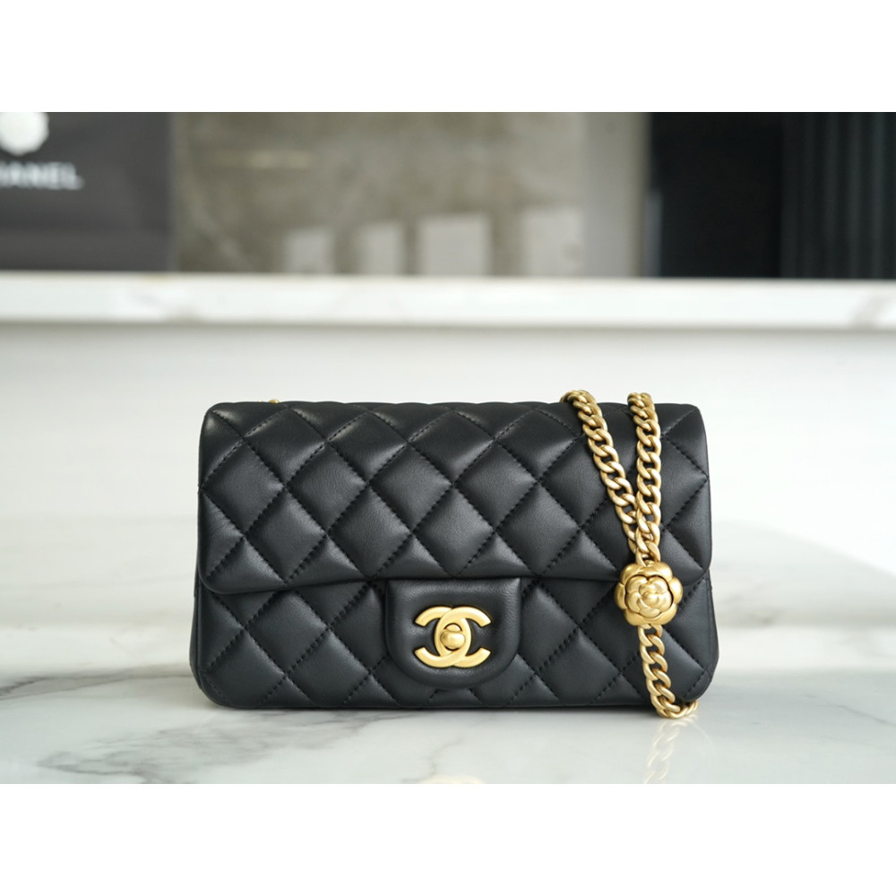CHANEL CAMELLIA MINI FLAP BAG CHANEL CAMELLIA MINI FLAP BAG