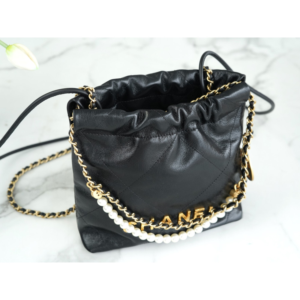 CHANEL PEARL MINI 22 BAG CHANEL PEARL MINI 22 BAG