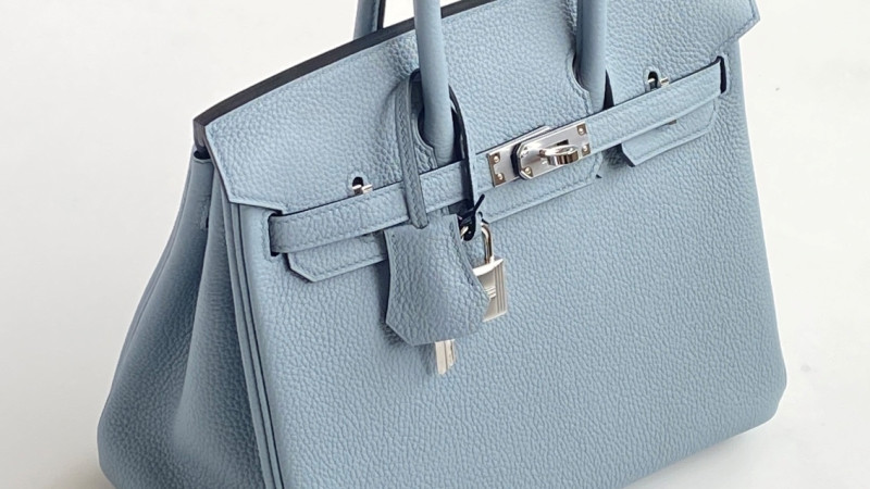 BIRKIN 25 BLUE LIN TOGO H041344CK5S Details 2