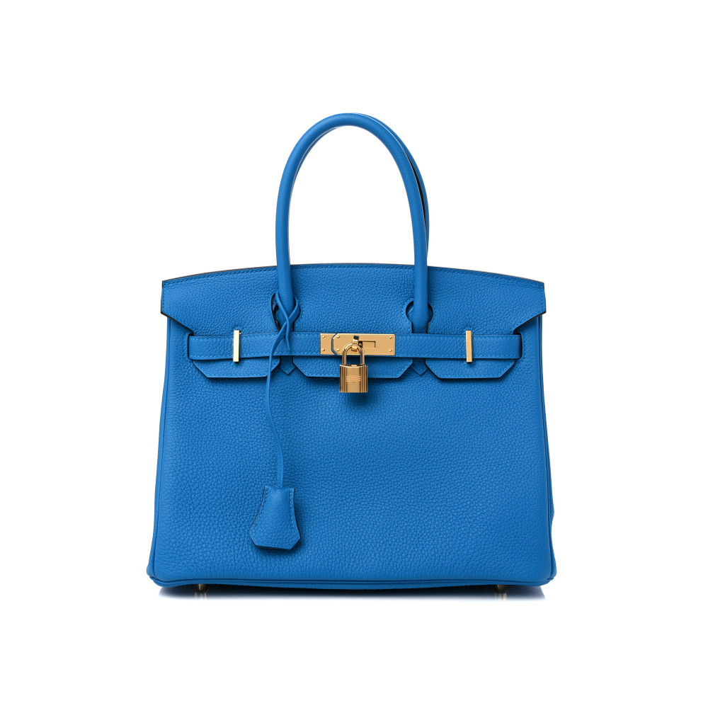 BIRKIN 30 BLUE JEAN TOGO